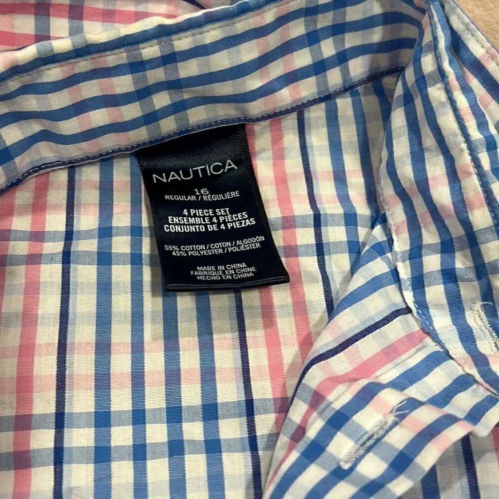 Nautica button down shirt, size 16